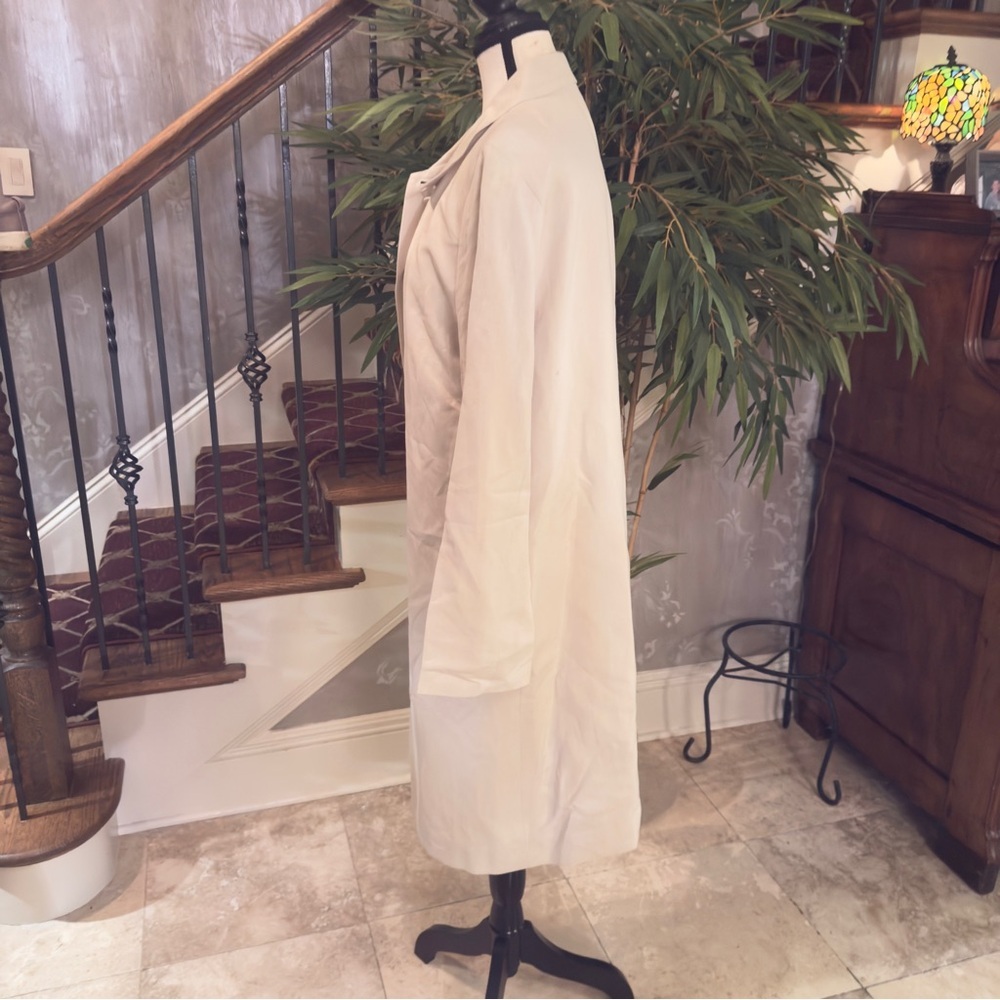 KENAR linen blend duster jacket excellent conditioner size 14. Long sleeve - Picture 7 of 16
